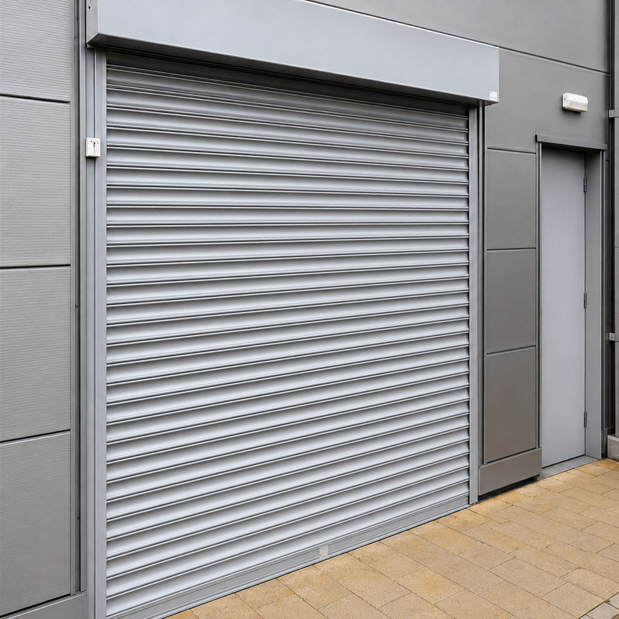 Fire rated rolling & counter shutter for fire and smoke protection in commercial and industrial openings